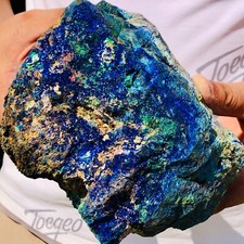 4.88LB BEST NATURAL Azurite/Malachite crystal minerals specimens picture