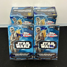 Topps 2026 Chrome Star Wars 4-Box Lot in hand Factory Sealed picture