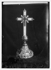 Photo:Jerusalem Holy Sepulchre Jewelled Crosses 1898-1946 Church Relics picture