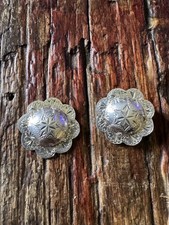 Vintage Sterling Silver Western Conchos picture