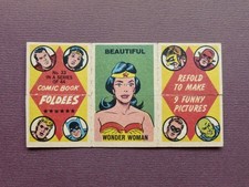 1968 A&BC (UK Release Topps) - Comic Book Foldees #33 - WONDER WOMAN picture