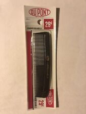 NOS Vintage Black Comb Dupont Unbreakable made in the USA new picture