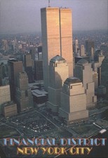 New York City, NY Financial District Original Vintage Postcard picture