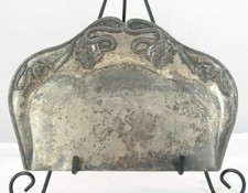 Vintage Silver Crumb Catcher Floral Pattern TF picture