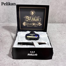 Pelikan Classic M200 Black Fountain Pen F Nib Ink Box Unused picture