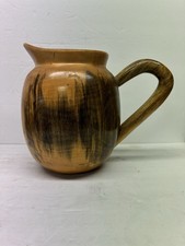 Vintage Original David Auld Hand Turned Handcrafted Wood Pitcher Decor 1 Gallon picture