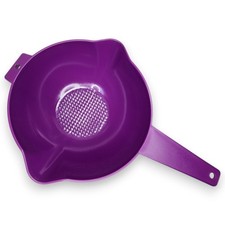 Tupperware 2 Qt. Large Colander Strainer Classic Purple NEW  picture