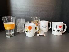 Lot of 6 McDonald’s Coffee Cup Mug Flintstone Fire King Team Member Employee picture