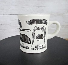 The Unemployed Philosopher's Guide Great Mustaches Mug, C910-1, Whimsical design picture
