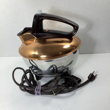 Vintage 1950s General Electric Automatic Kettle Copper Chrome GE Mid Century picture