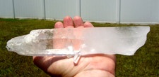 LEMURIAN Laser Quartz Crystal Point a Natural Frosted Beauty and Rare Formation picture