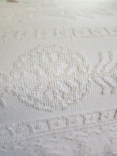 King White Vintage Bed Cover Boho Decor picture