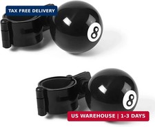 2 PCS 8 Ball Steering Wheel Knob Spinner, 360 Degrees Rotatable Car Billiard Bal picture