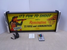 Remington It's fun to shoot LED Display lighted sign lightbox Wall hanging Light picture