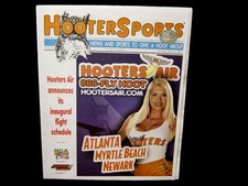 2 OOP Hooters Air Plane Inaugural 20th Newspaper Magazine Sexy airline uniform picture