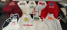 VINTAGE LOT OF 11 ADVERTISING APRONS, POST, FAB,WISK PRINGLES, SUNNY DELIGHT + picture