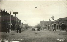 Neligh NE Main St. c1910 Real Photo Postcard picture