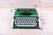 Olympia Traveller De Luxe Green Typewriter, Vintage, Manual Portable, picture