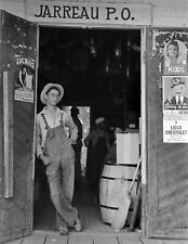 1938 Post Office Jarreau Louisiana Vintage Old Photo 8.5
