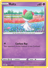 Ralts 059/198 Common CHILLING REIGN Pokemon Near Mint picture
