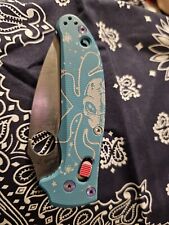 Spyderco Manix 2 (G10ver) Deep Laser Engraved Aluminum Scales One Of A  Kind. picture