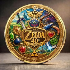 The Legend of Zelda 40th Anniversary Commemorative Coin - Coin Collection TLOZ08 picture