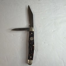 BOKER Tree Brand 2-Blade Stockman Folding Pocket Knife; Solengen, Germany 8348 picture