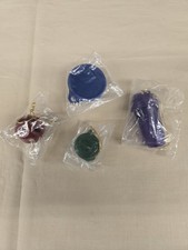 Tupperware Holiday T'Ware Ornament Set 4pc Multicolor MPN 5792 picture