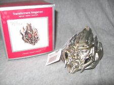NEW 2012 Hasbro Talking Transformers Megatron Head Red Eyes Christmas Ornament picture
