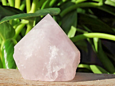 A Grade Rose Quartz Crystal Generator Polished Point With Rough Sides 252grams picture
