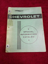 1060 Chevrolet Special Information Parts Catalog Corvette Impala Commercial picture