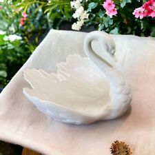 Vintage Goebel Swan Candy Soap Dish Ceramic West Germany 1967 ZV161  7” MCM picture