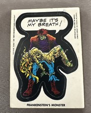 1975 Topps Marvel Comic Book Super Heroes Sticker Frankenstein Monster  picture