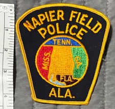 Vintage Obsolete Napier Field Alabama AL Police Patch picture