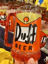 Universal Studios The Simpsons Duff Beer Stein Freezer picture