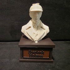 Sherlock Holmes Talking Bust 3D Printed 16 Conan Doyle Quotes Mystery Gift picture