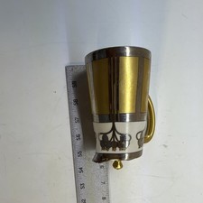 Pickard China Aura Argentia Syrup Dispenser Gold Silver  D&C France Collection picture