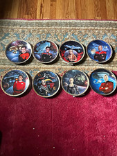 The Hamilton Collection Star Trek Power of Command 8 Porcelain Plates LE # picture
