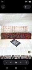 Vintage Pop Kola Tin Door Push & Bottle Cap Original Soda Advertising J V Reed picture