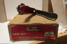 vintage stanley saw set Handyman New Britain,Conn H 432 boxed picture