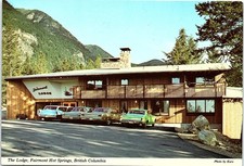 Vintage Postcard Fairmont Hot Springs Resort Canadian Rockies British Columbia C picture