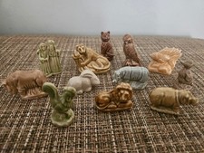 Vintage Wade Whimsies Porcelain Figures from Red Rose Tea, Rooster Lion and More picture