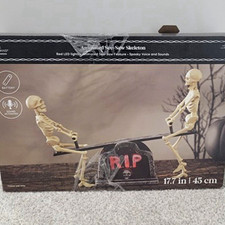 New Ashland Halloween Animated See-Saw Skeleton  picture
