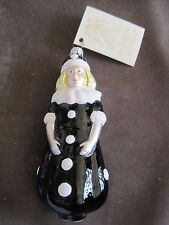 Patricia Breen Ornament Harlequin Girl with Tag Vintage picture