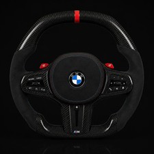 BMW Alcantara Flat Bottom Carbon Fiber Steering Wheel for G Chassis- iCBL's picture