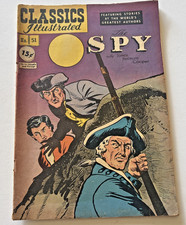 RARE VTG 1948 CLASSICS ILLUSTRATED #51 HRN 51  THE SPY 1st Edition picture