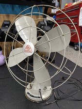 Vintage 1950s Hunter Robbins Myers CG16 Fan USARC Military Stamped OSCILLATING picture
