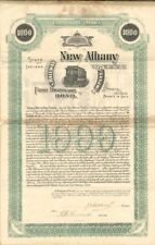New Albany Railway Co. (Uncanceled) - Railroad Bonds picture