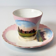 TICONDEROGA NY NEW YORK DRESDEN Souvenir ANTIQUE CHINA TRINKET TEA CUP picture
