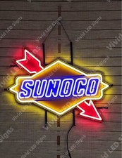 Sunoco Gas Motor Oil Gasoline 24